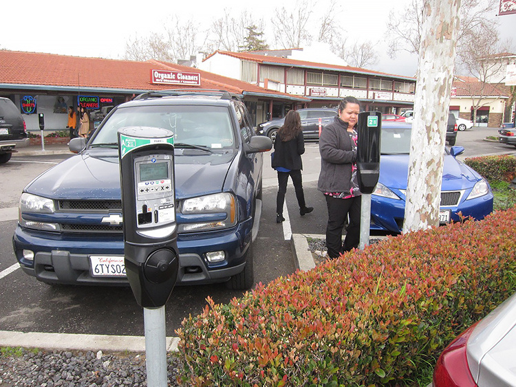 Independent Hometown Community Newspapers San Leandro Parking Meters Pop Up At Pelton