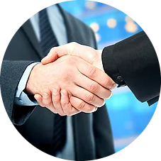 Person pointing to a chart