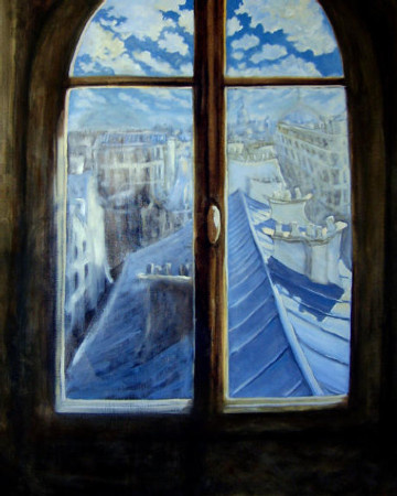 par la fenetre  80X100CM  
sold