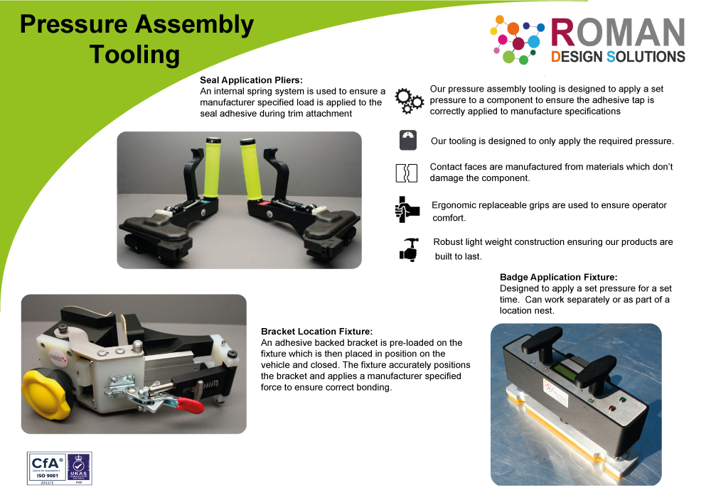 Pressure Tape Application Tooling