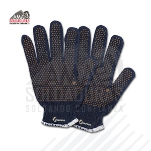 TEJIDO DE ALGODÓN CON PUNTOS DE PVC NARANJAS
Categoría: Maniobras ligeras y antiderrapante
Fabricados con: Algodón y PVC
Descripción: Tamaño estándar. Guantes tejidos de algodón con puntos de PVC en la palma y dorso en color negro, se ajusta a la mano para maniobras ligeras, antiderrapante, ambidiestro, permite un ahorro, ya que al desgastarse una palma puede utilizarse el recubrimiento de la otra.