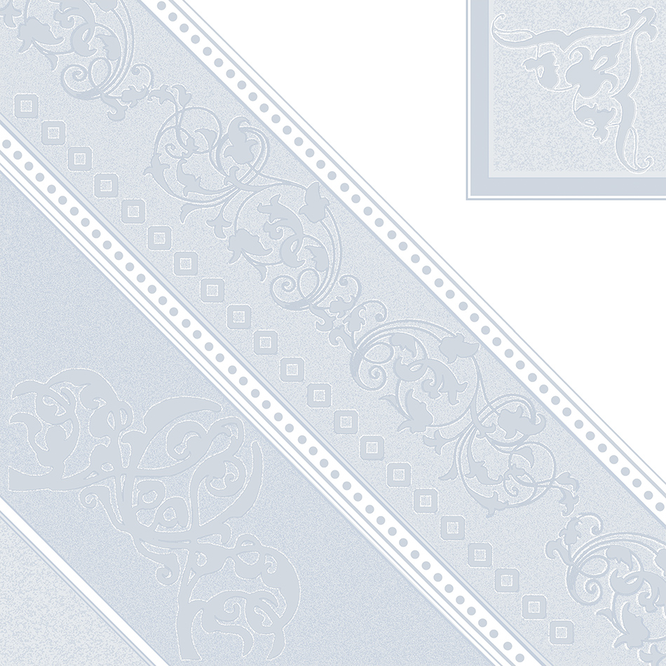 PALERMO AZUL 
Medidas: 33X33 cm