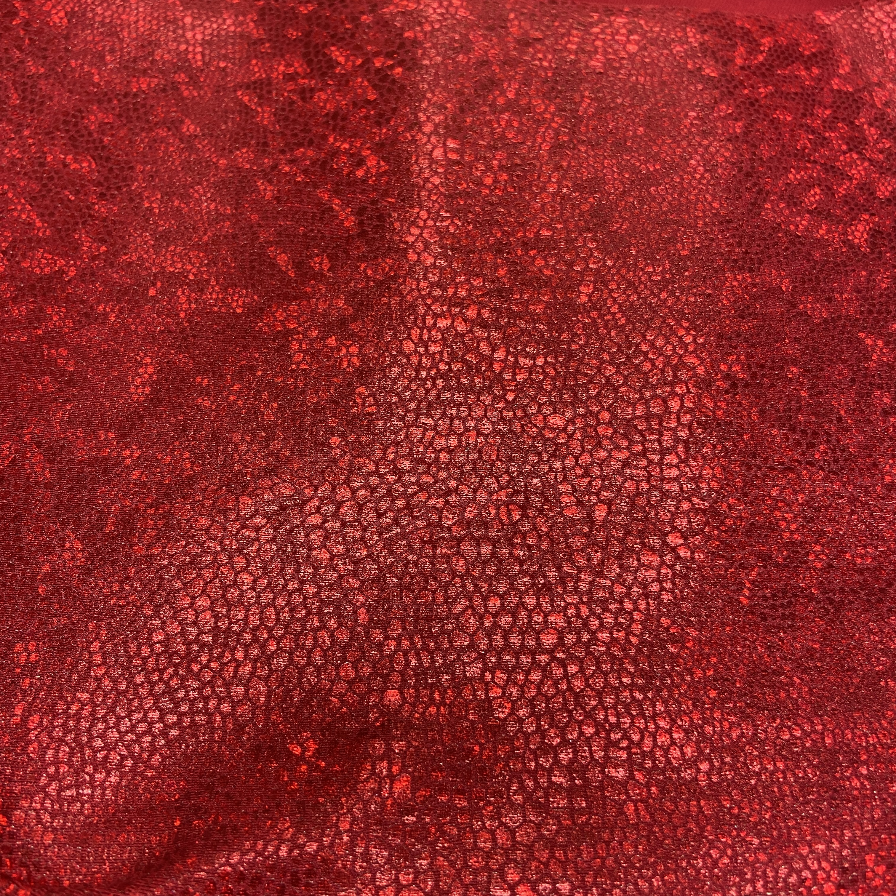 Red snake on red