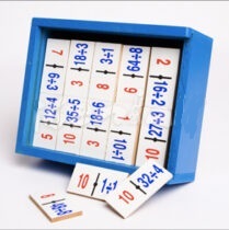 Dominó División $201.00
El Dominó de División permite la adquisición y práctica de operaciones de división de manera divertida. Propicia también el desarrollo de:
Atención y Concentración.
Coordinación visomotora.
Discriminación y asociación de imágenes.
Memoria. Ubicación espacial.
Adquisición de conceptos matemáticos.
Operaciones de división.
Cálculo mental.
Igualación.
