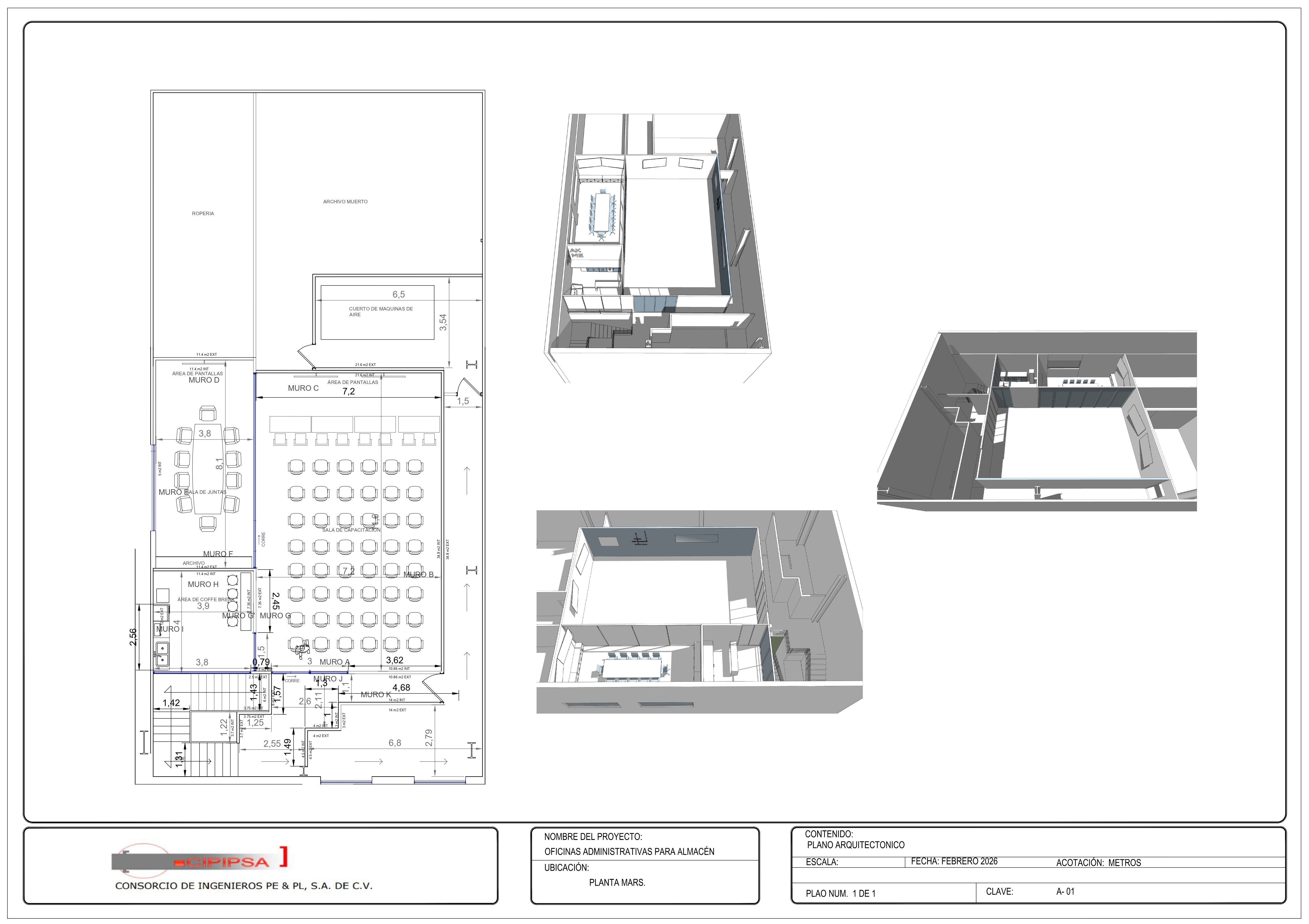 Planos Arquitectónicos y Estructurales