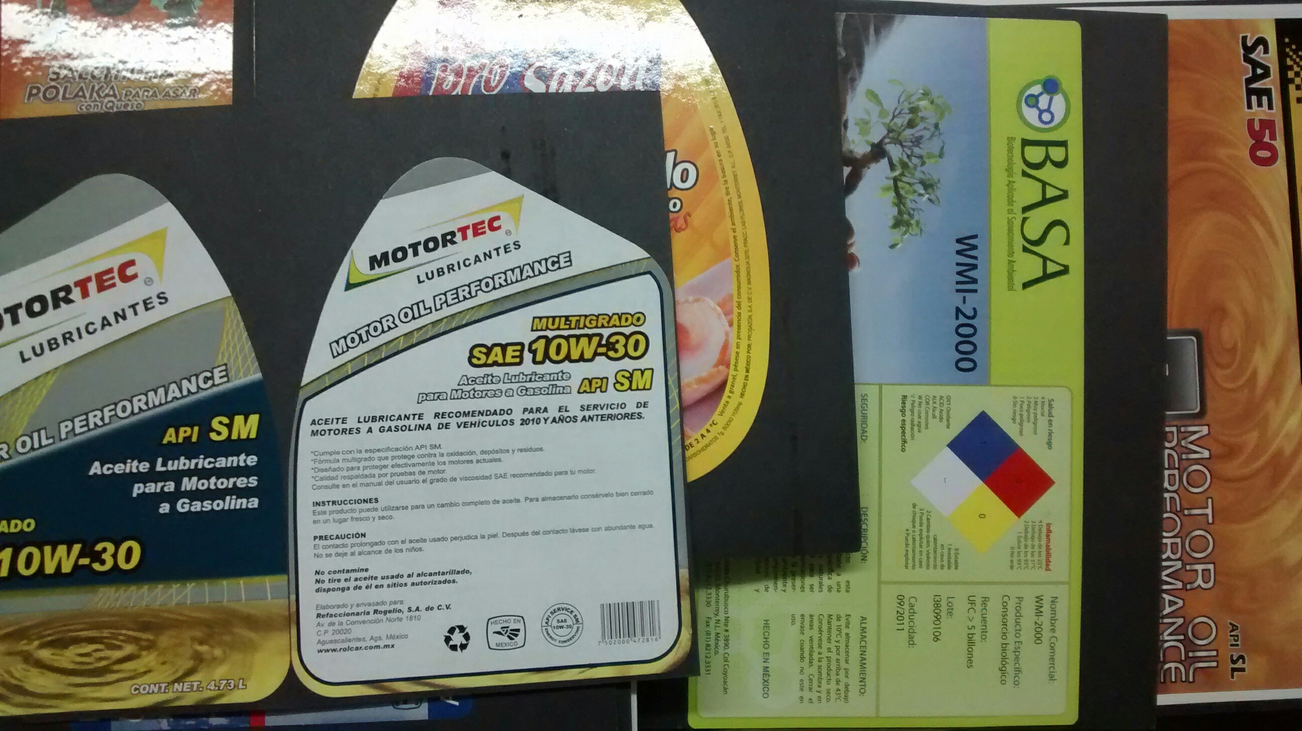 etiquetas adheribles 6 tintas