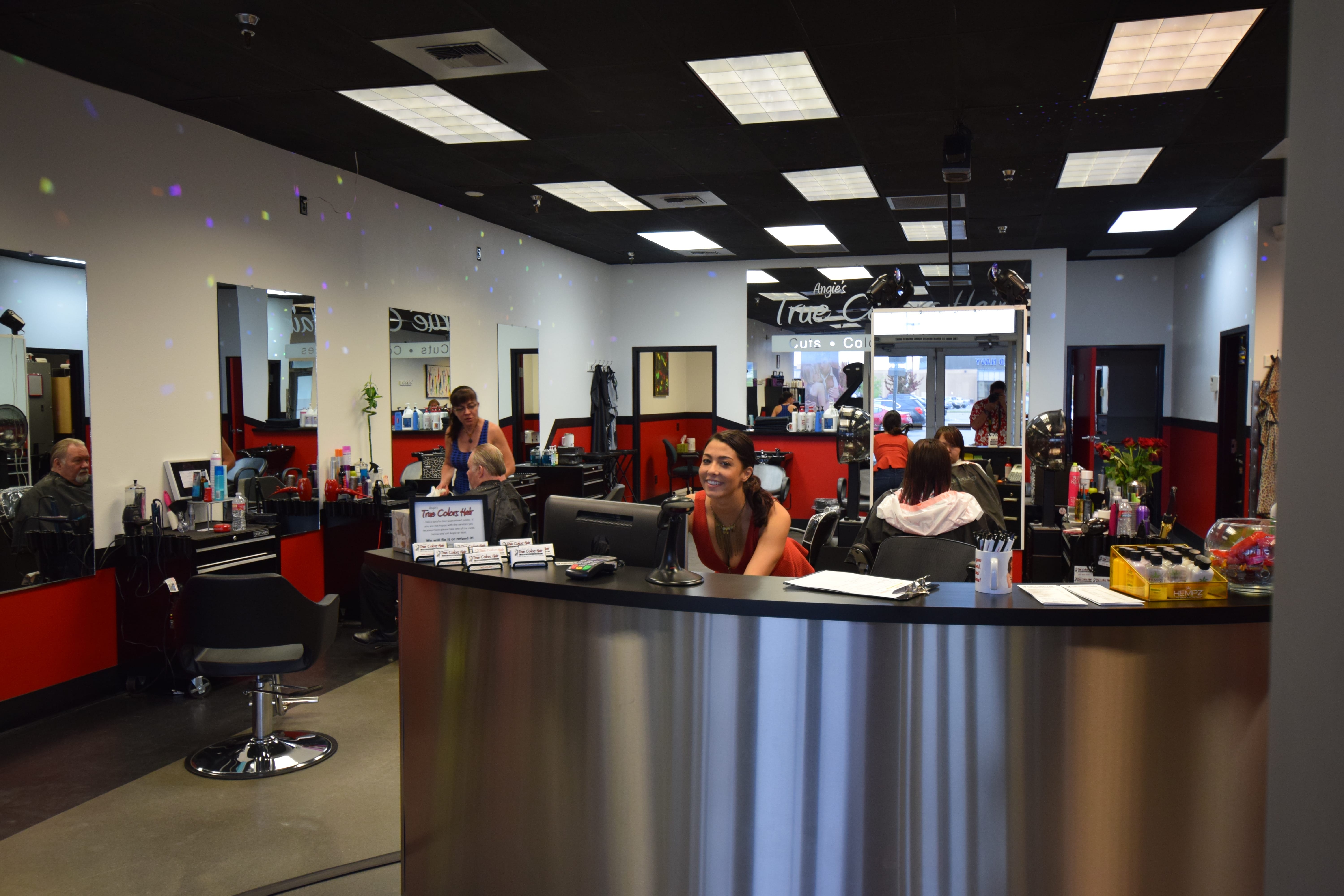 Hair Salon Reception Area
