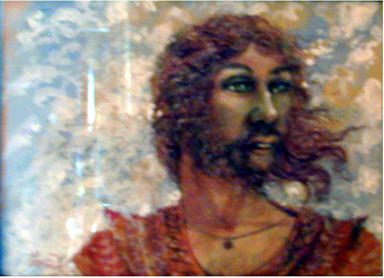 Man in antique costume by William Girard (self-portrait?)