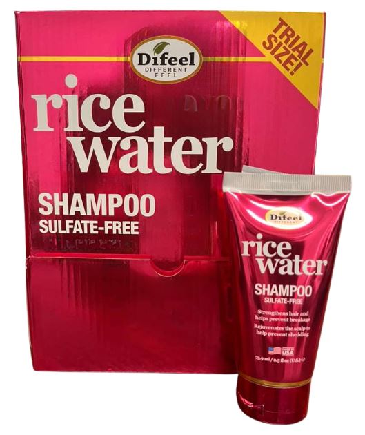 D41RW25 
RICE WATER SHAMPOO 2.5 OZ
UPC: 021959059444
12 PC DISPLAY - 24 CS PACK