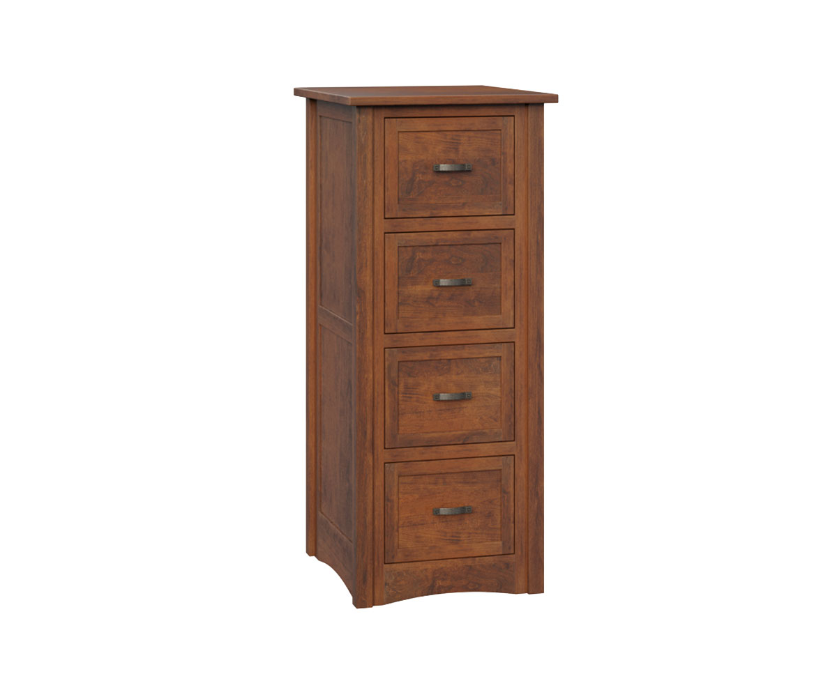 Aspen 4 Drawer File Cabinet-#126