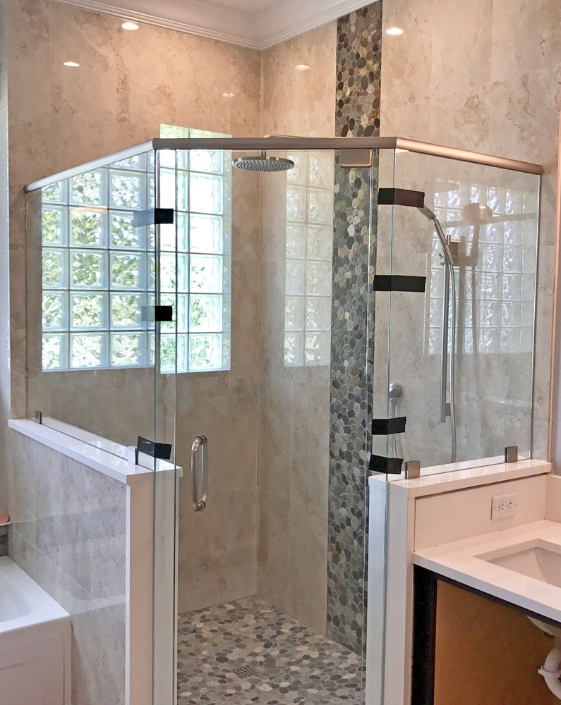 Sophisticated Shower Area
