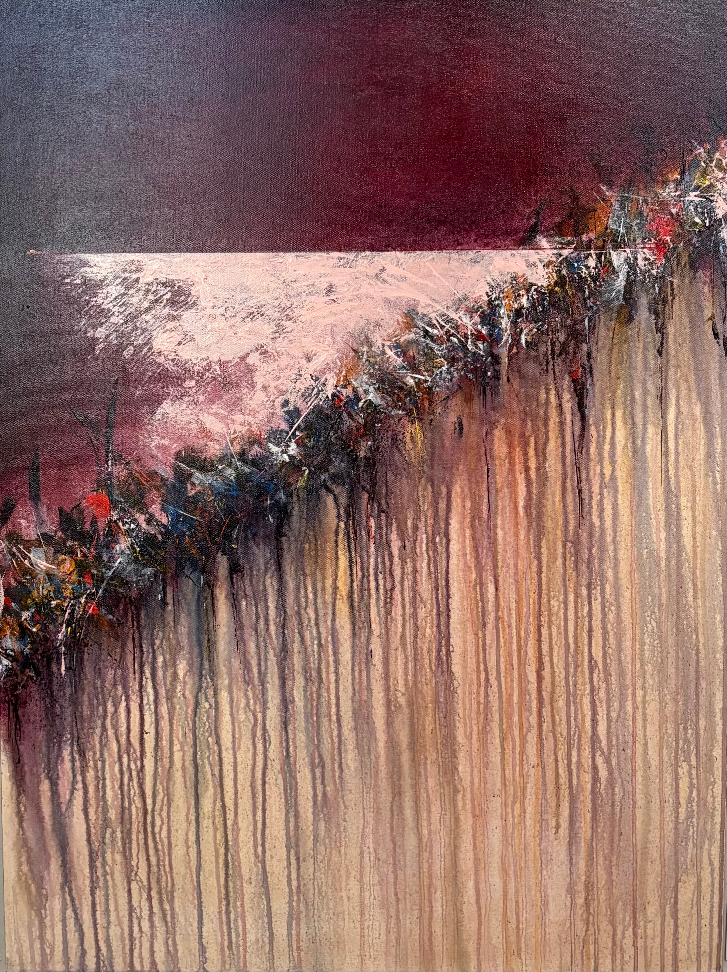 To Dance Along the Night of Day
Acrylic
30" X 40"
$495