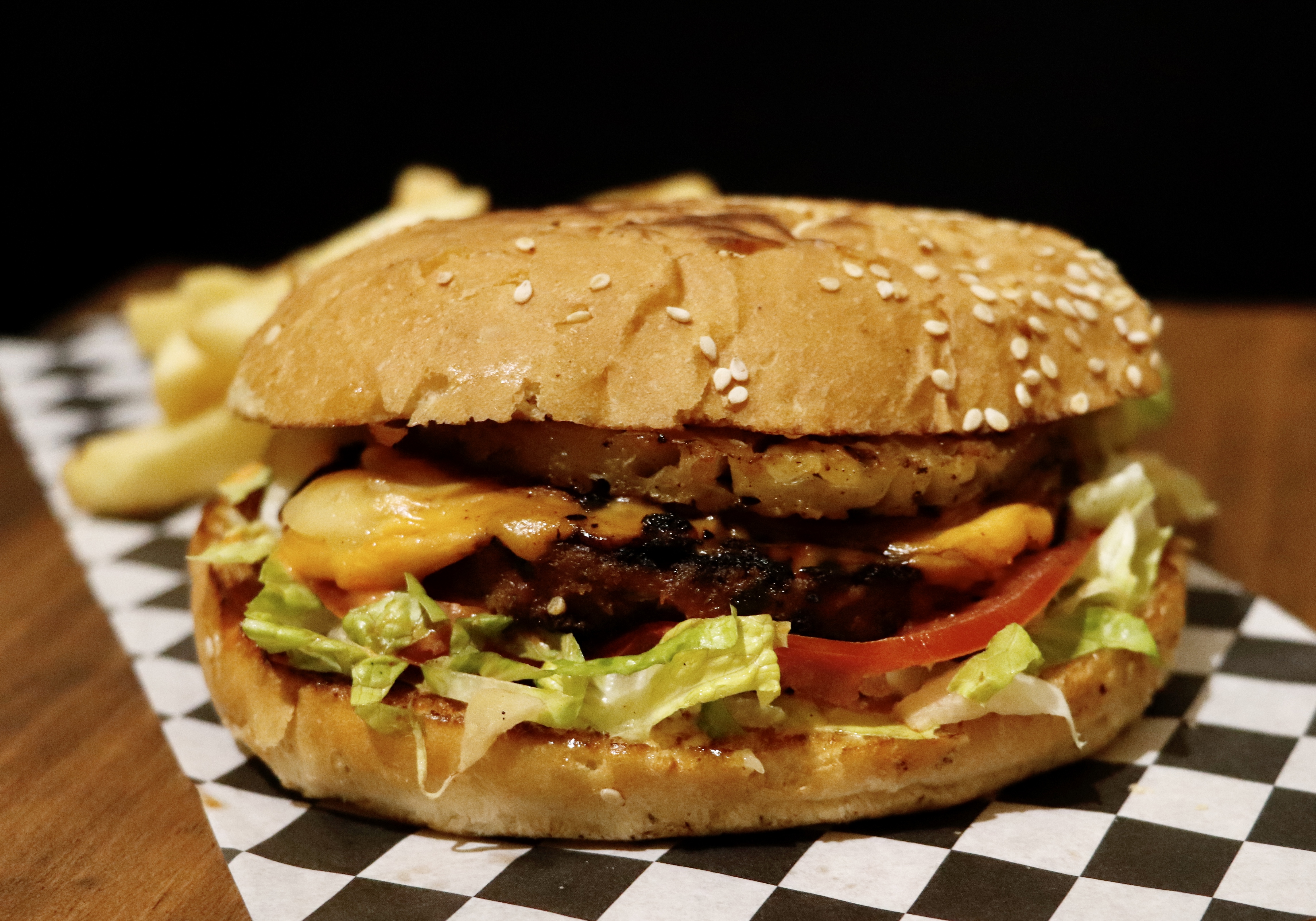 Hamburguesa Hawaiana