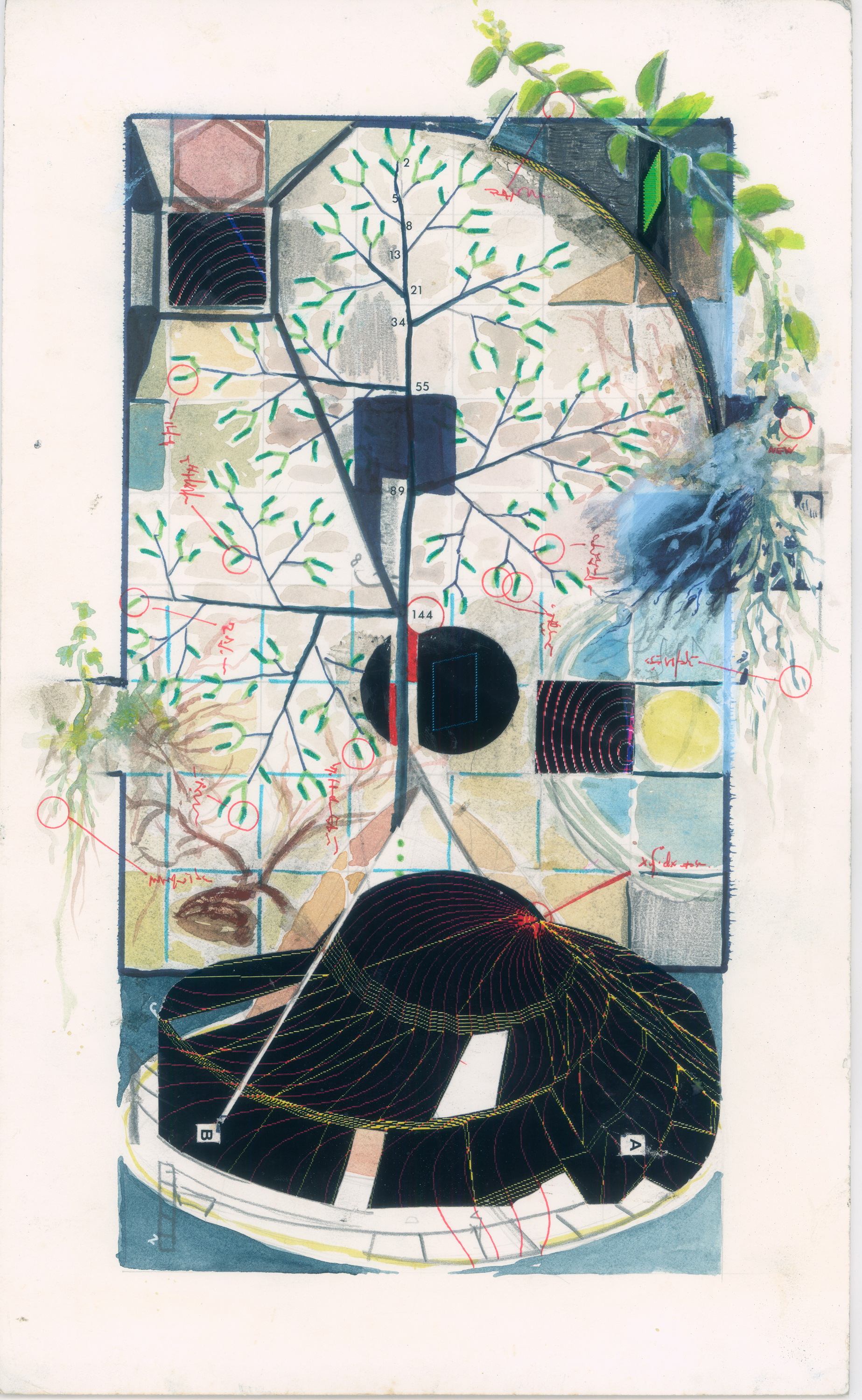 Conceptual Landscape
$100
15" x 7" ink, acrylic and mixed media
1990