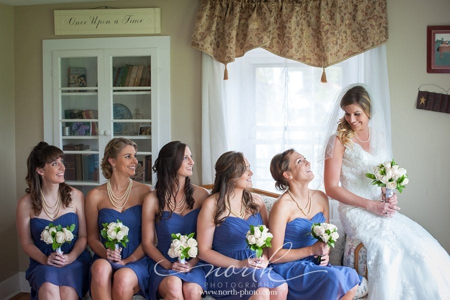 Bride and Her Bridesmaids