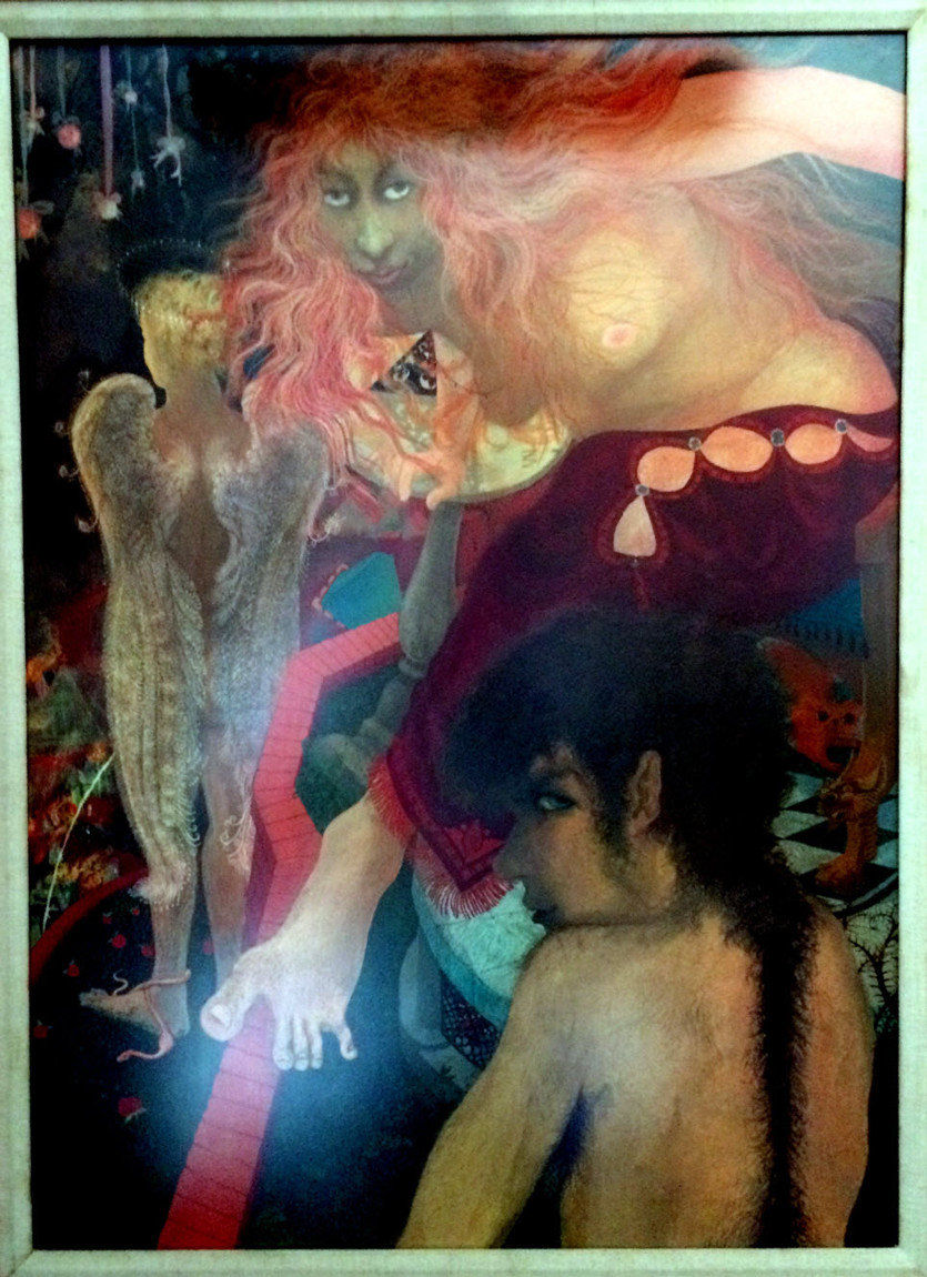 Title: Unknown
Oil painting
Artist: William Girard
Formerly collection of Allen Abramson
Photo courtesy of Ken Weikal, Farmington Hills, MI