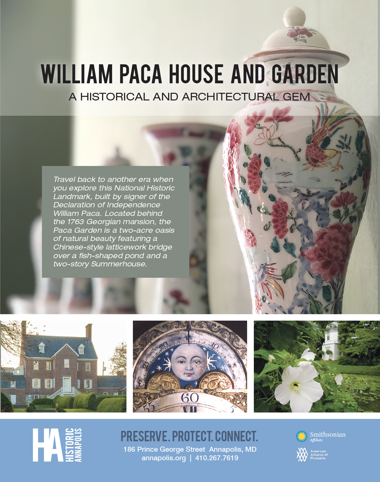 Advertisement for Historic Annapolis