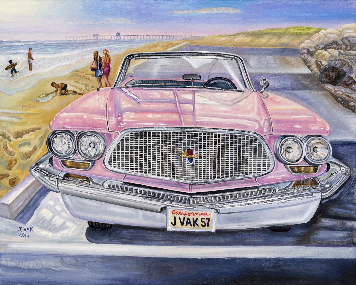 1960 Chrysler Windsor in Pink
24 X 30 Oil on Canvas
$2850
2016