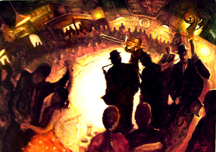  A Paddy Sherlock Evening 
162x114cm   sold