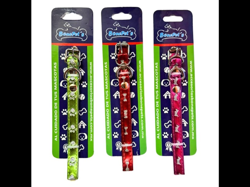 COLLAR VINIL HUELLAS MINI