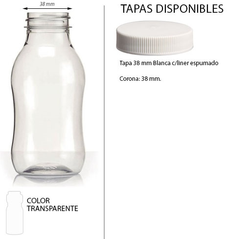 FRASCO CIL. 250 ML. LACTEO
Piezas por empaque:	231