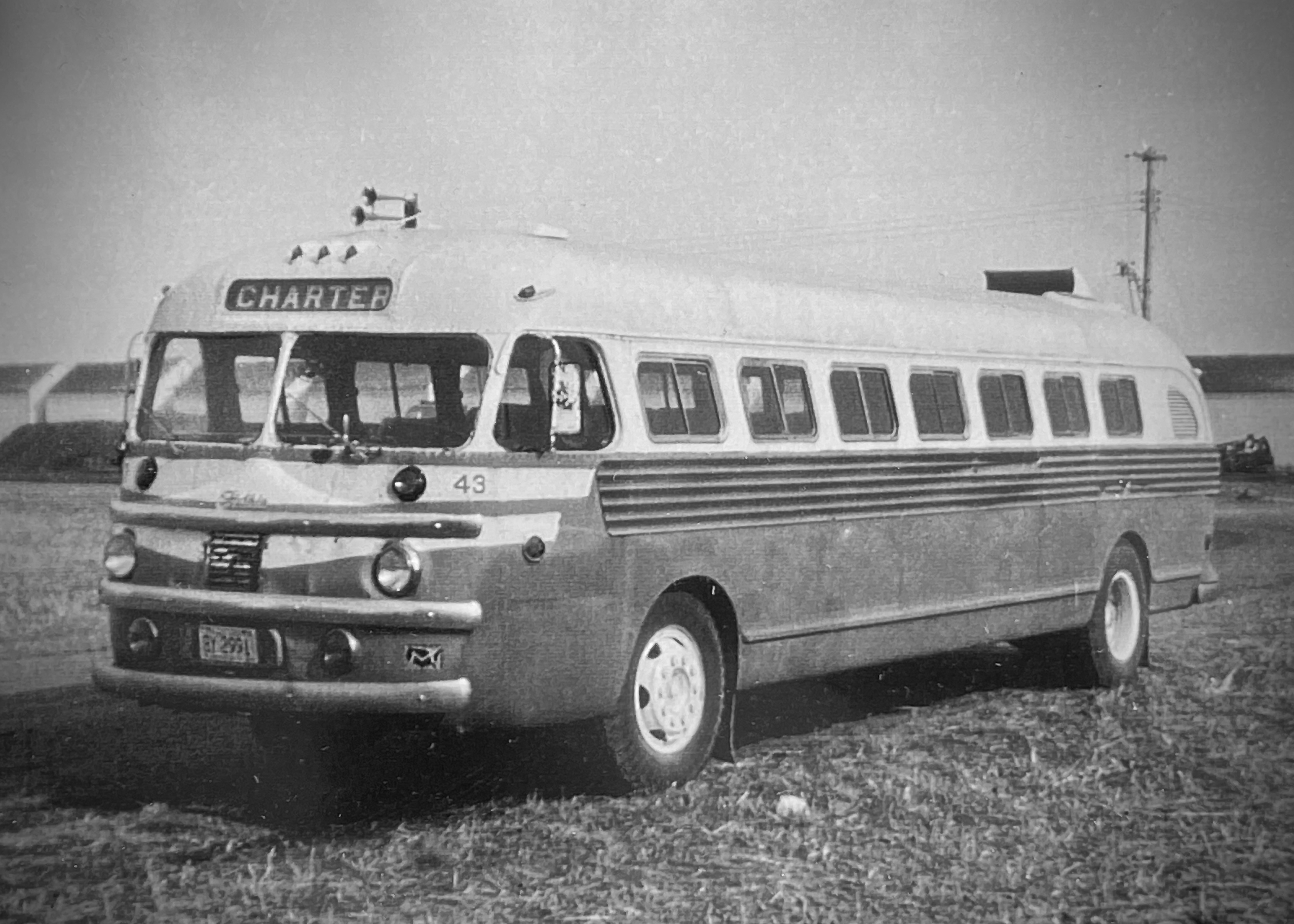 One of Victor’s new charter buses.