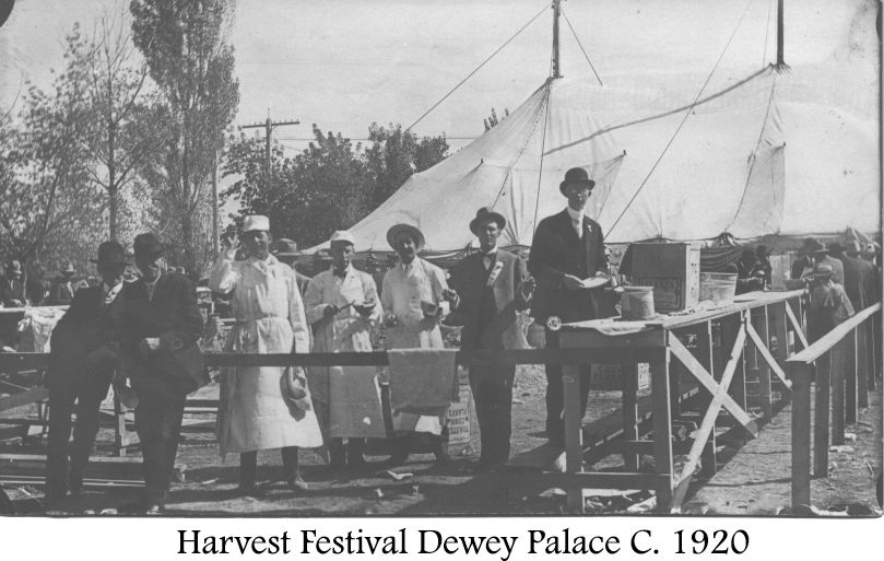 The Harvest Festival in Nampa at the Dewey Palace Hotel circa 1920