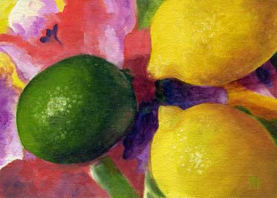 "Telling Secrets" - 5"x7" Oil on Canvas Panel  SOLD 