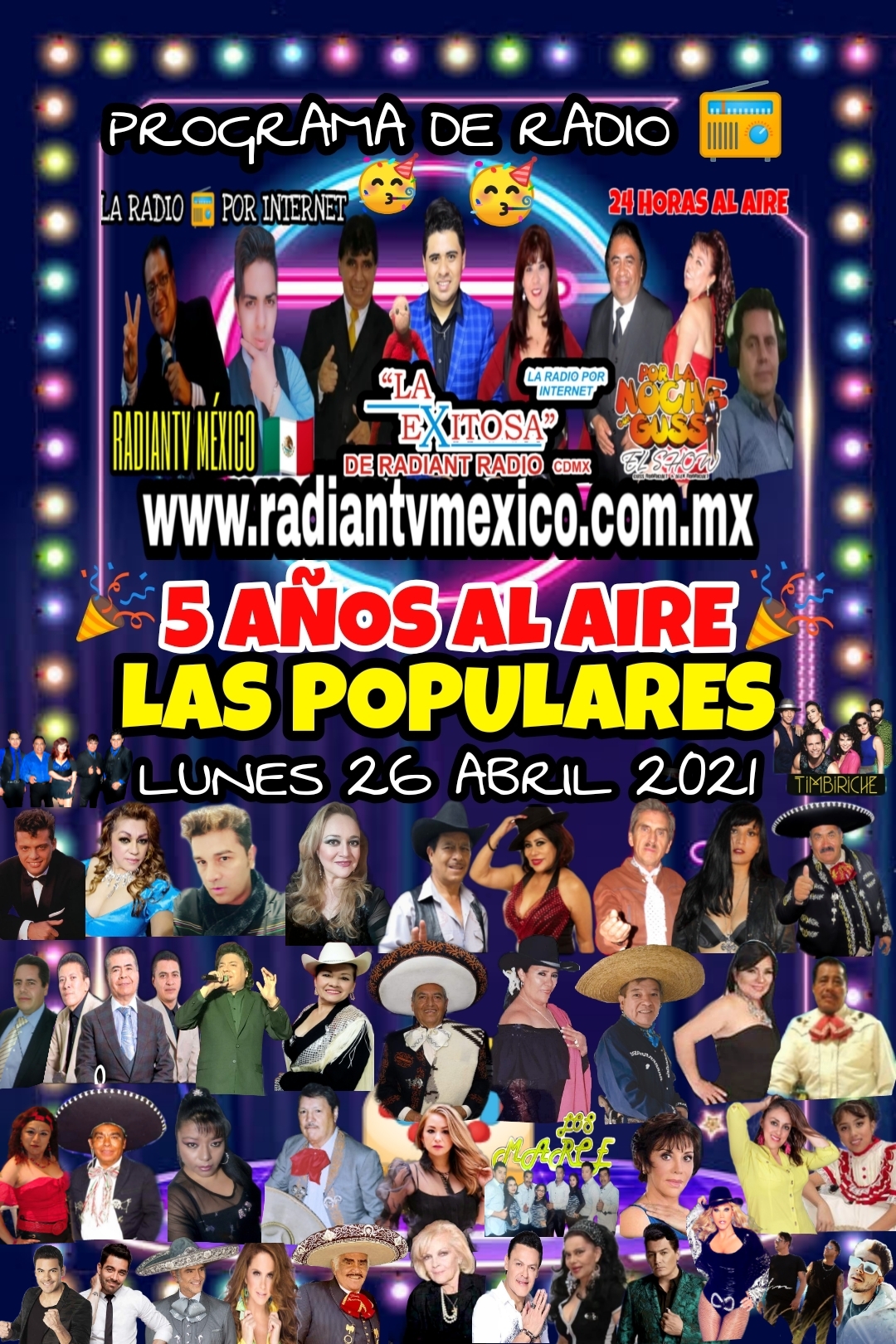 Celebrando 5 años de LAS populares de la exitosa 