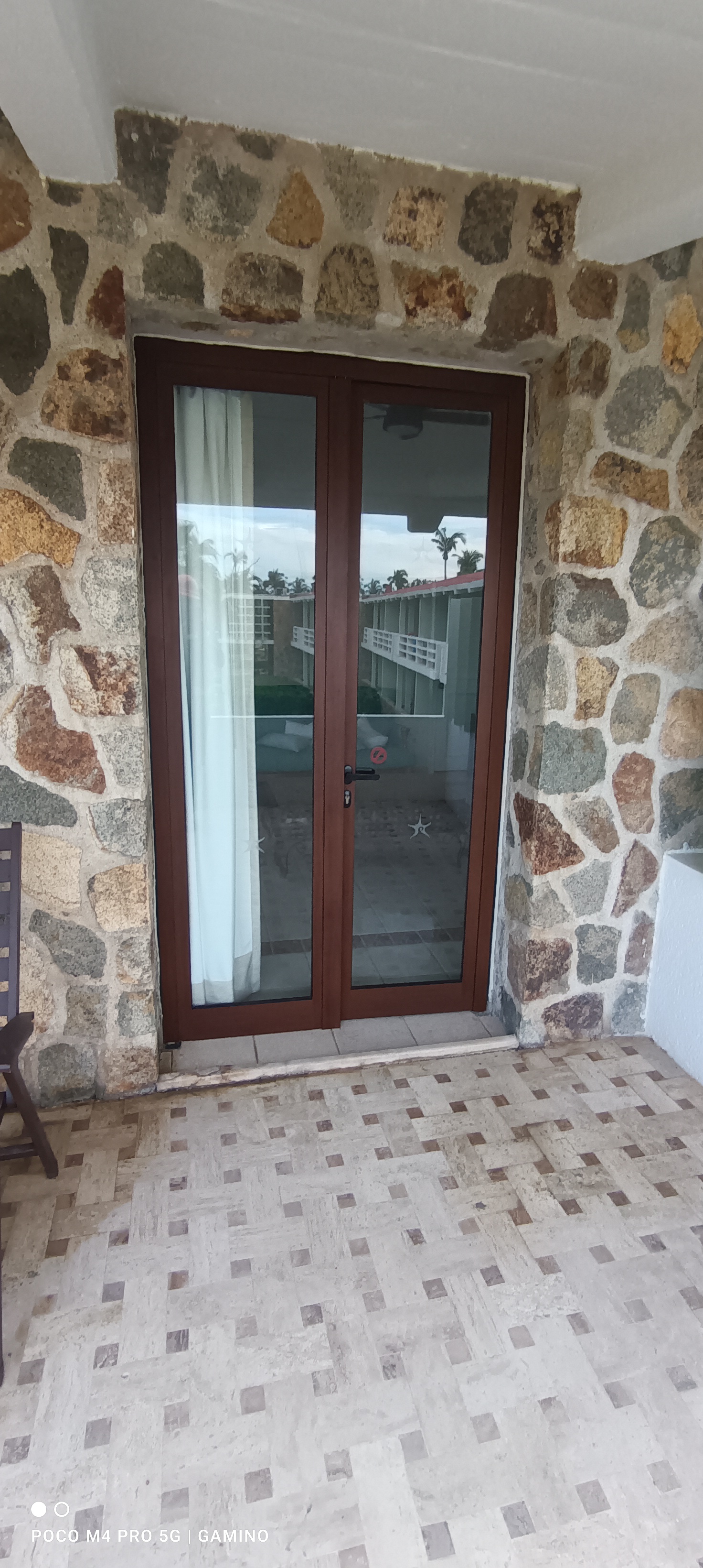 Bedroom with a large double bed