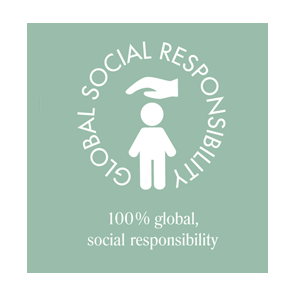 100 percent global social responsibility 