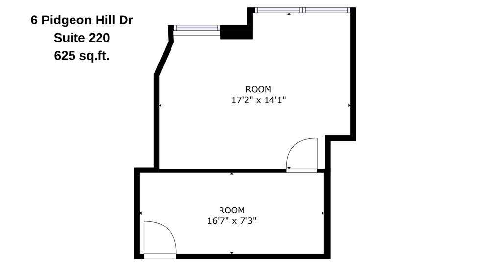 Suite 220 625 sq.ft.