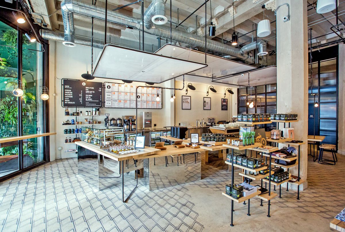 Verve Coffee Roasters - Lighting, Furniture, & Displays