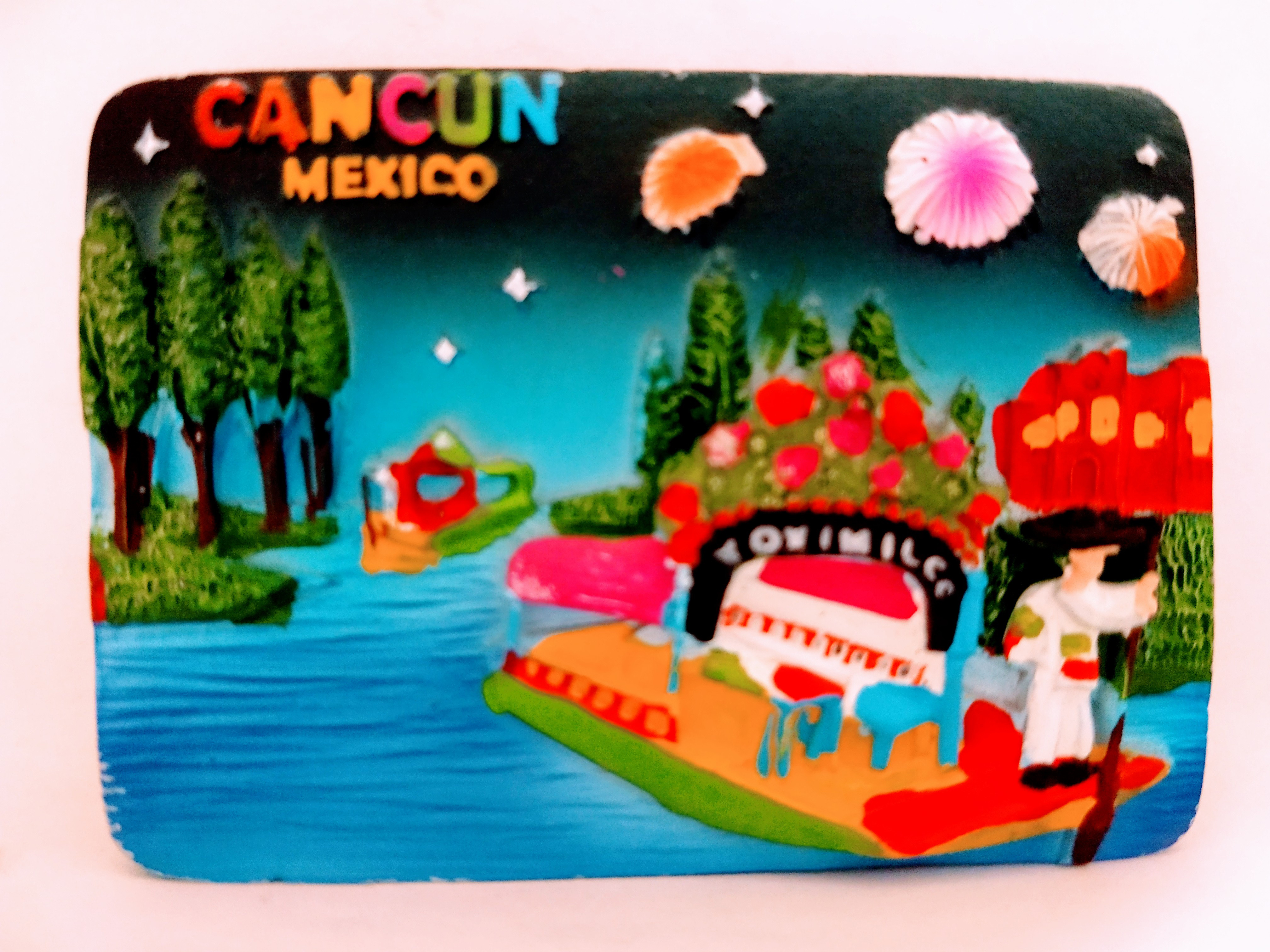 IMÁN DE RESINA
CANCÚN
PINTADO A MANO
8cm Ancho
6cm Alto