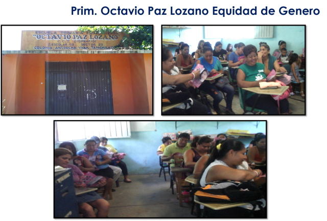 Platica a lo padres de familia, sobre  Prevención del Abuso Sexual y Violencia de Genero de la escuela primaria Octavio Paz en Tapachula, Chiapas.