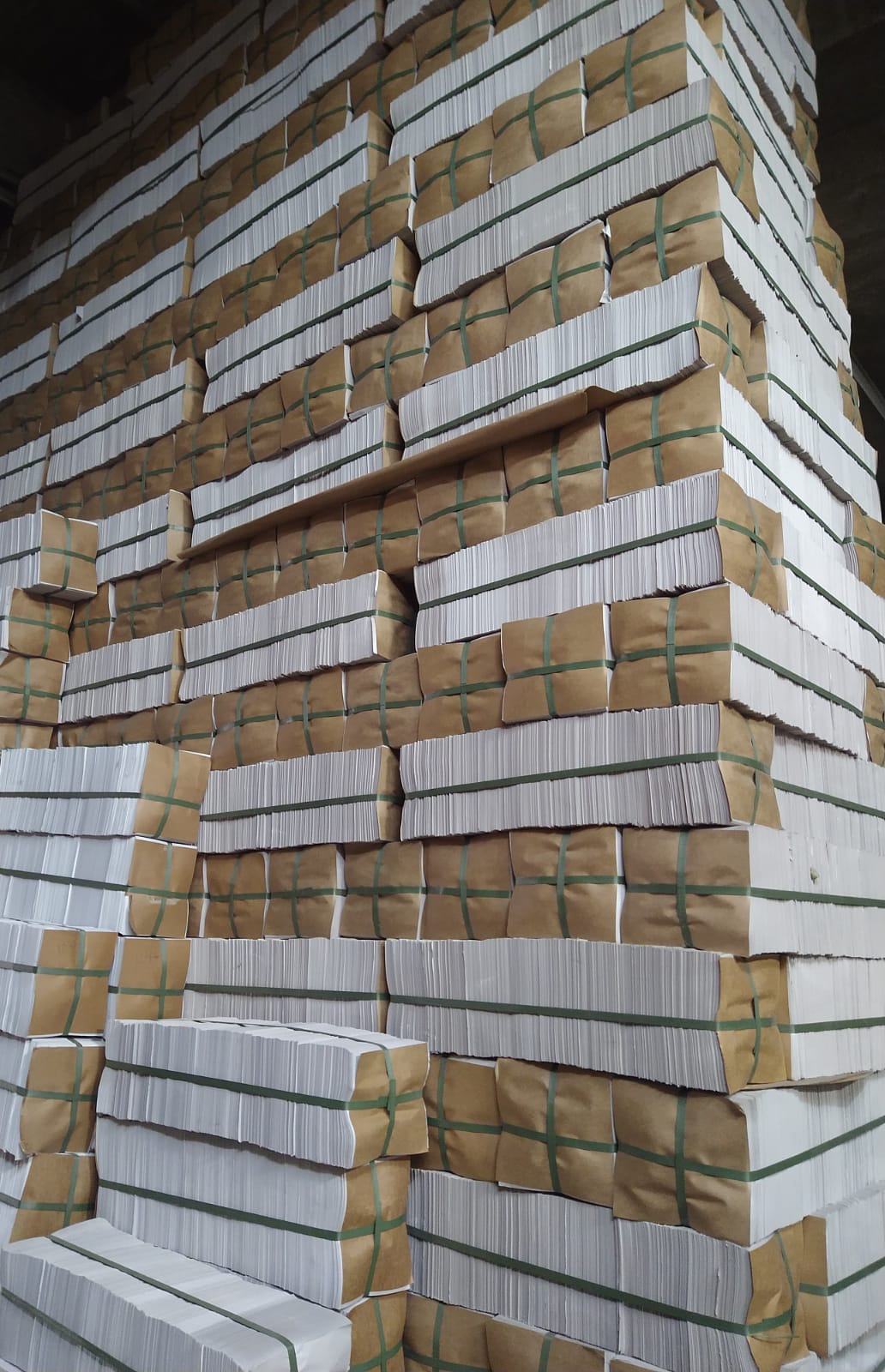 Stack of card boxes Stack of card boxes