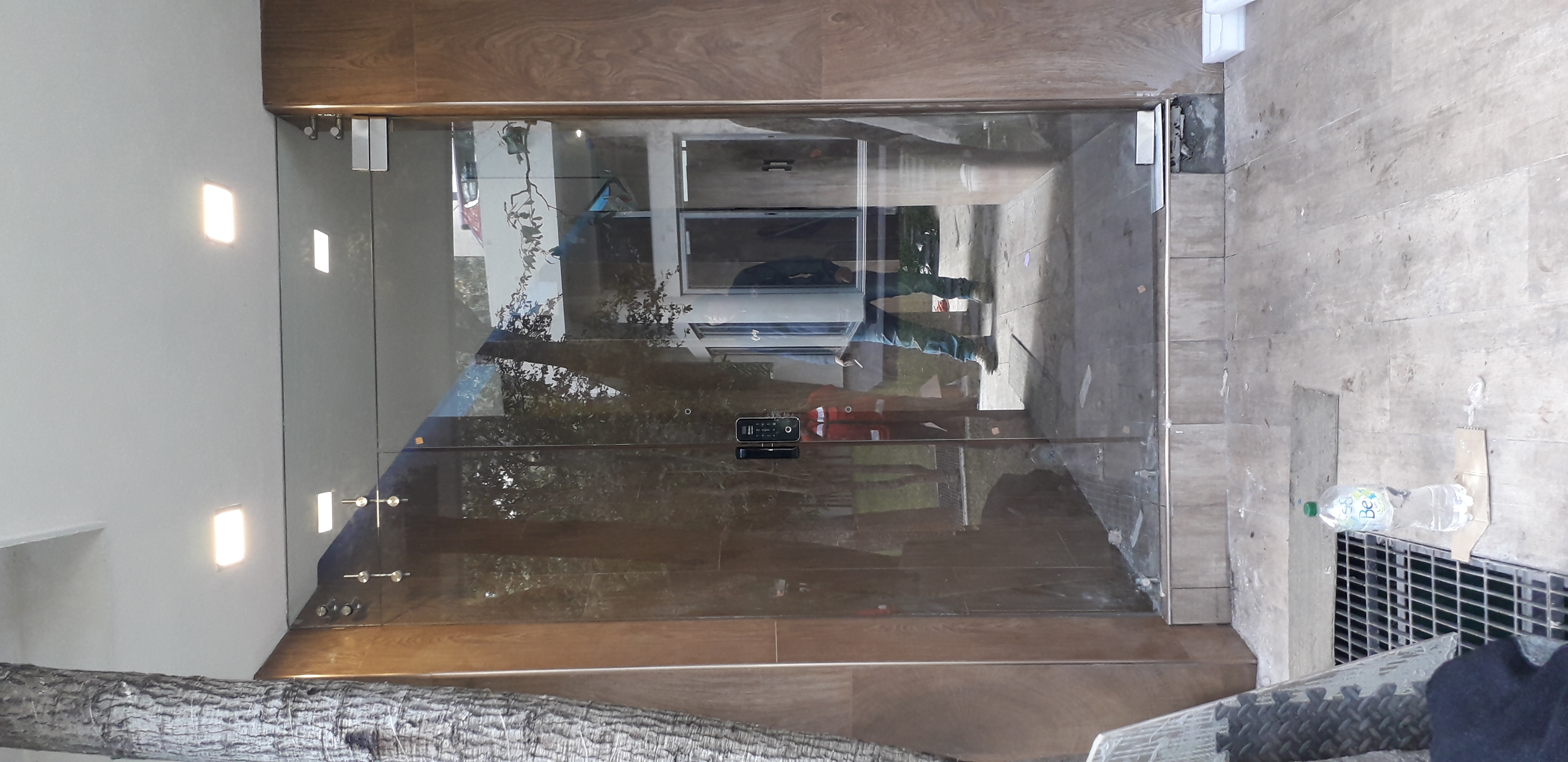 Stylish interior with a large bookcase