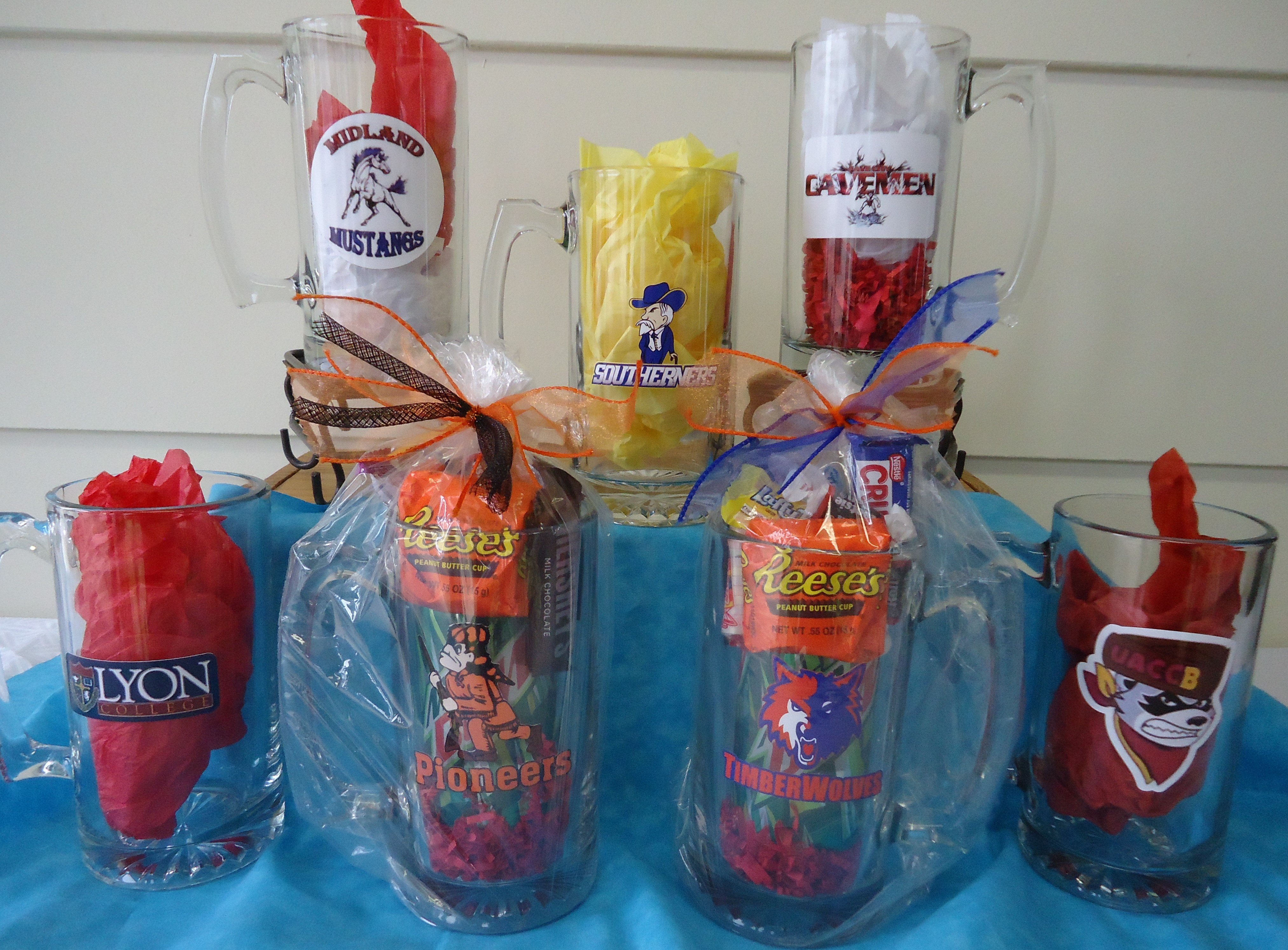 &quot;Mascot&quot;  Sports Mugs W/Candy
$20.00 
 School orders &quot;MUST BE&quot; in by-Wednesday February 13th For Valentine Delivery
