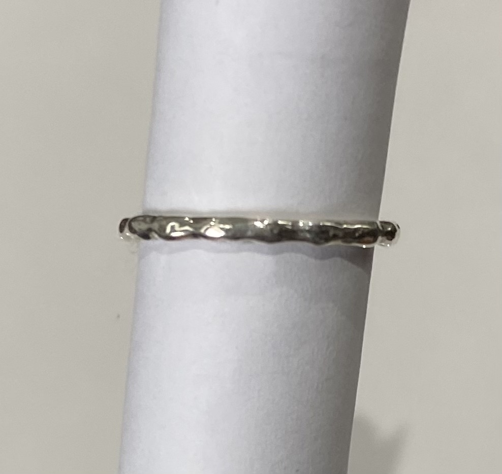 Hammered Wire Ring EM122
Sterling Silver
Size 7
$20