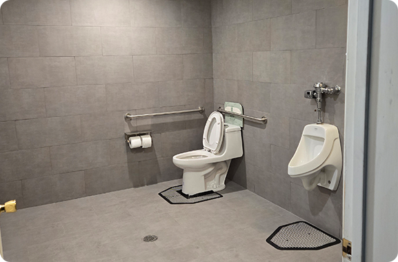 Grey Restroom