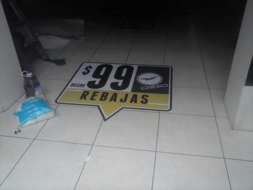 Vinil con laminado floorgraphics para piso