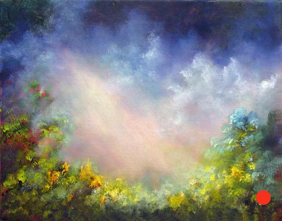 Illumined Garden
11x14
Oil on canvas