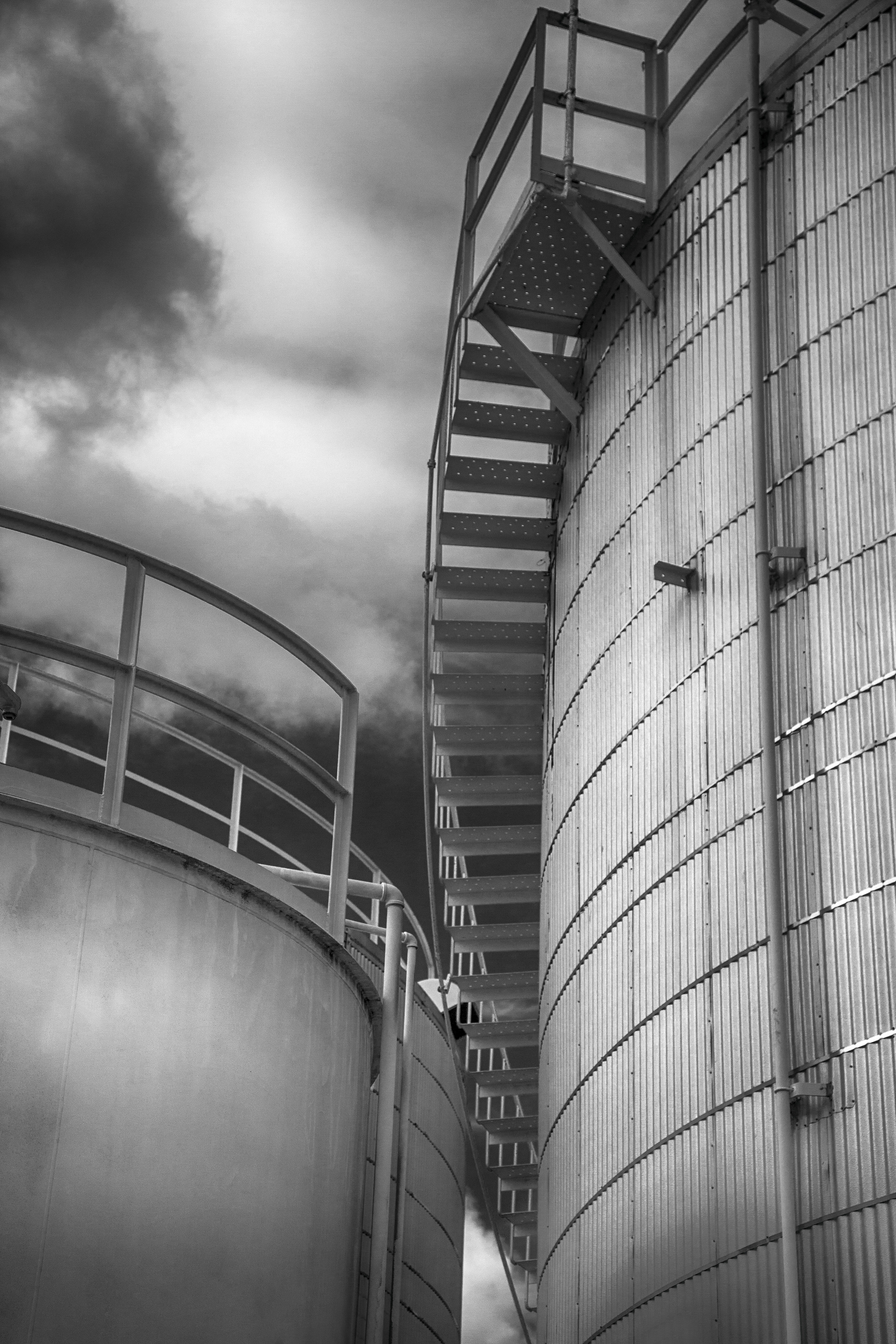 L.A. Storage Tanks Vertical View
