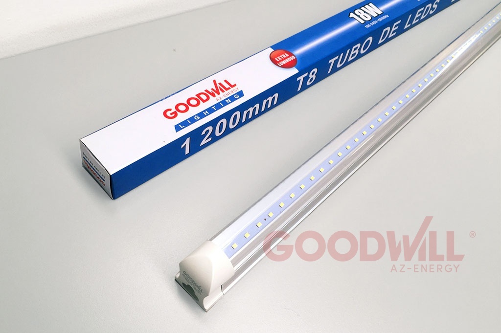 TUBO DE LED 18W BASE DE ALUMINIO 
CÓDIGO: 20442
MARCA: GOODWIL