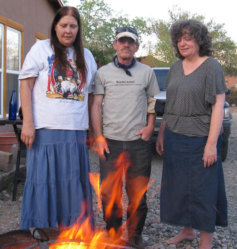 Prayer at the fire