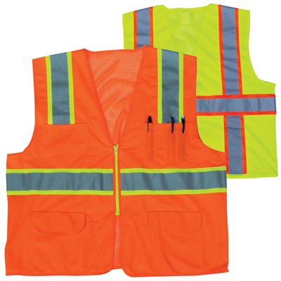29 Orange Yellow Safety Vests 