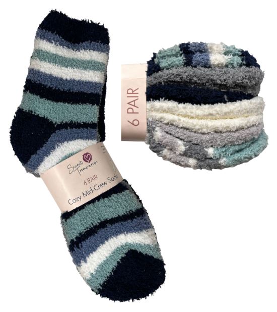 29000797
6PK COZY MID CREW SOCKS 4-10
UPC 086694576687