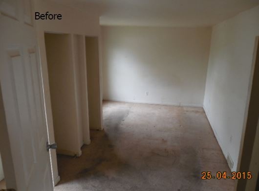 Before Built-In Cabinet Renovation