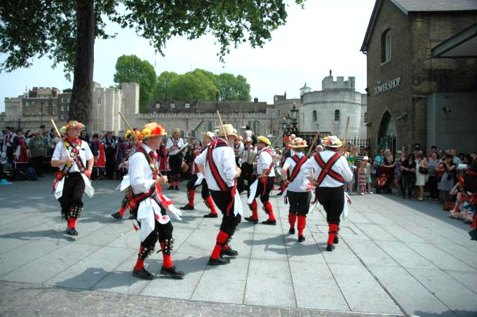 Merrydowners at the Tower of London

