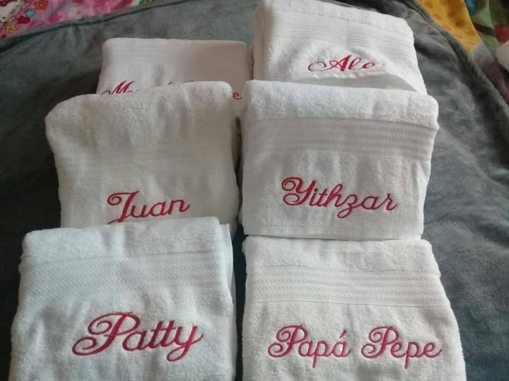 Parche bordado circular con diseño de 'Pink Floyd The Wall' en rojos y rosas sobre fondo rojo.